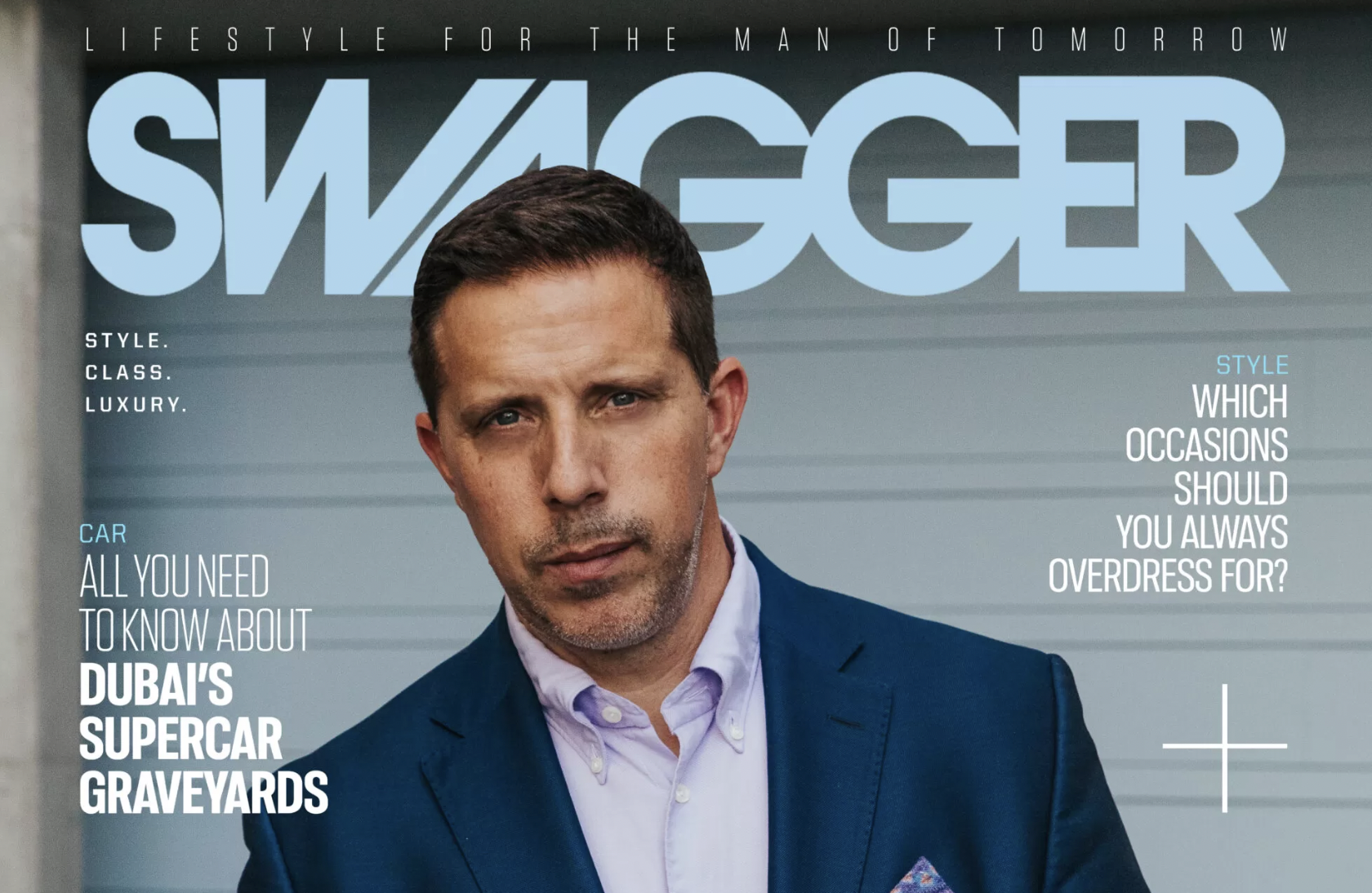 Aaron Bare in Swagger Magazine